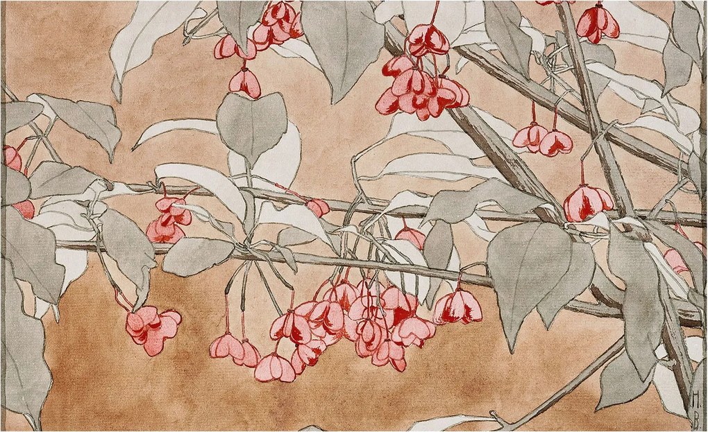 Fotótapéta Flizelin a Hálószobába Nappali Virágos harmónia 416x254 Ragasztó