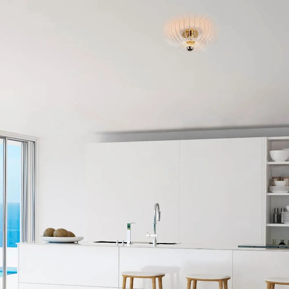 Fehér mennyezeti lámpa ø 36 cm Aspendos – Opviq lights