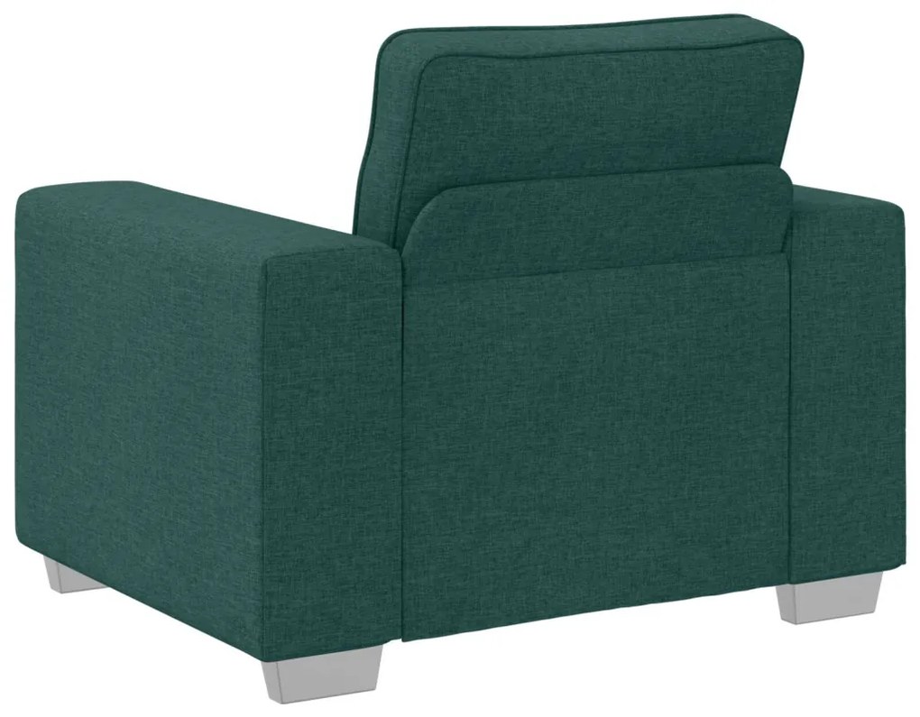 Fotel Sötétzöld 59 cm Textil