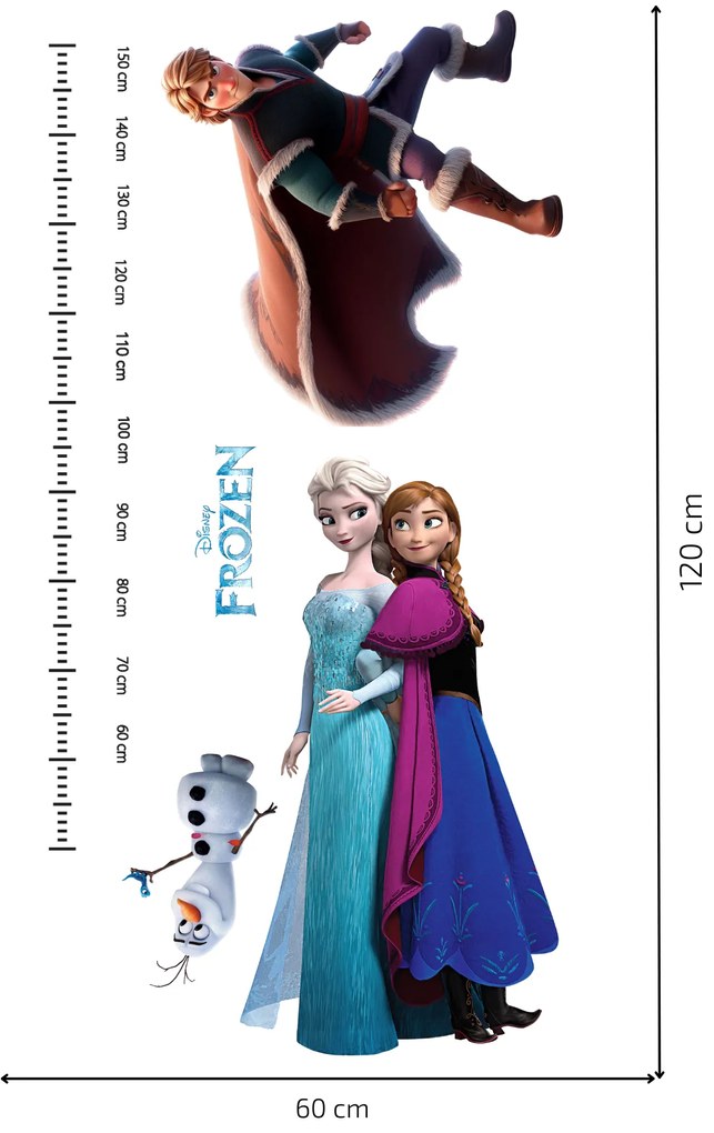 PIPPER. Falmatrica "Gyermek mérő - Elsa a Anna 2"