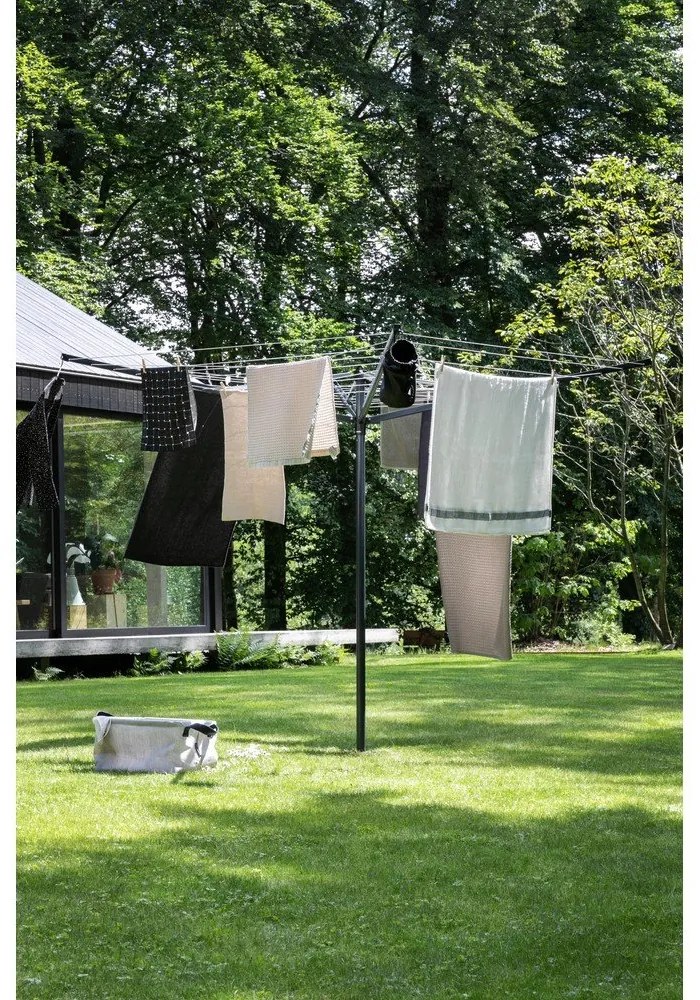 Antracitszürke kerti ruhaszárító 50 m Topspinner – Brabantia