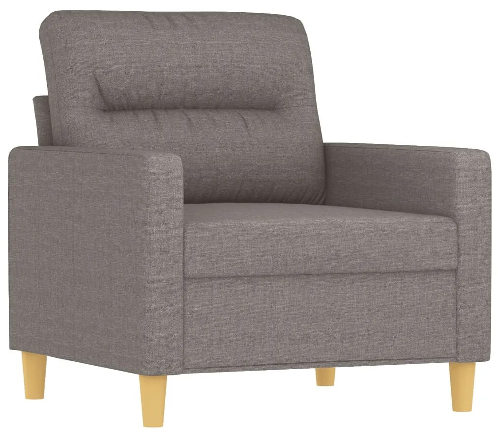 tópszínű szövet kanapéfotel 60 cm