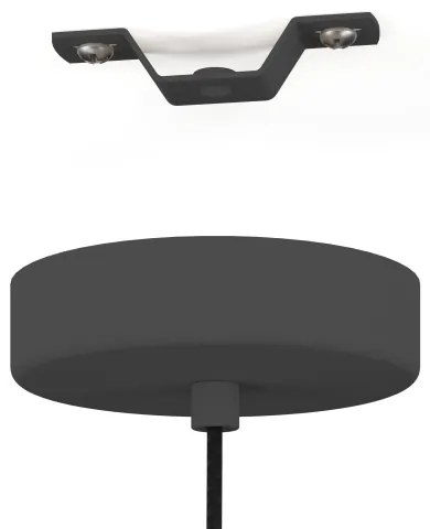 Eglo 390173 - Csillár zsinóron ALMERIMAR 3xE27/40W/230V szürke/arany