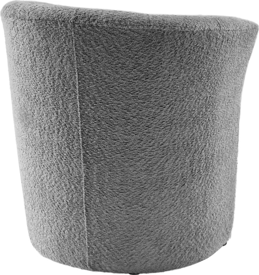 Klub fotel, szürke Coral anyag, CUBA