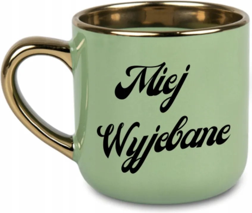 Elegáns bögre " meg És megadatik" ajándék 400 Zöld