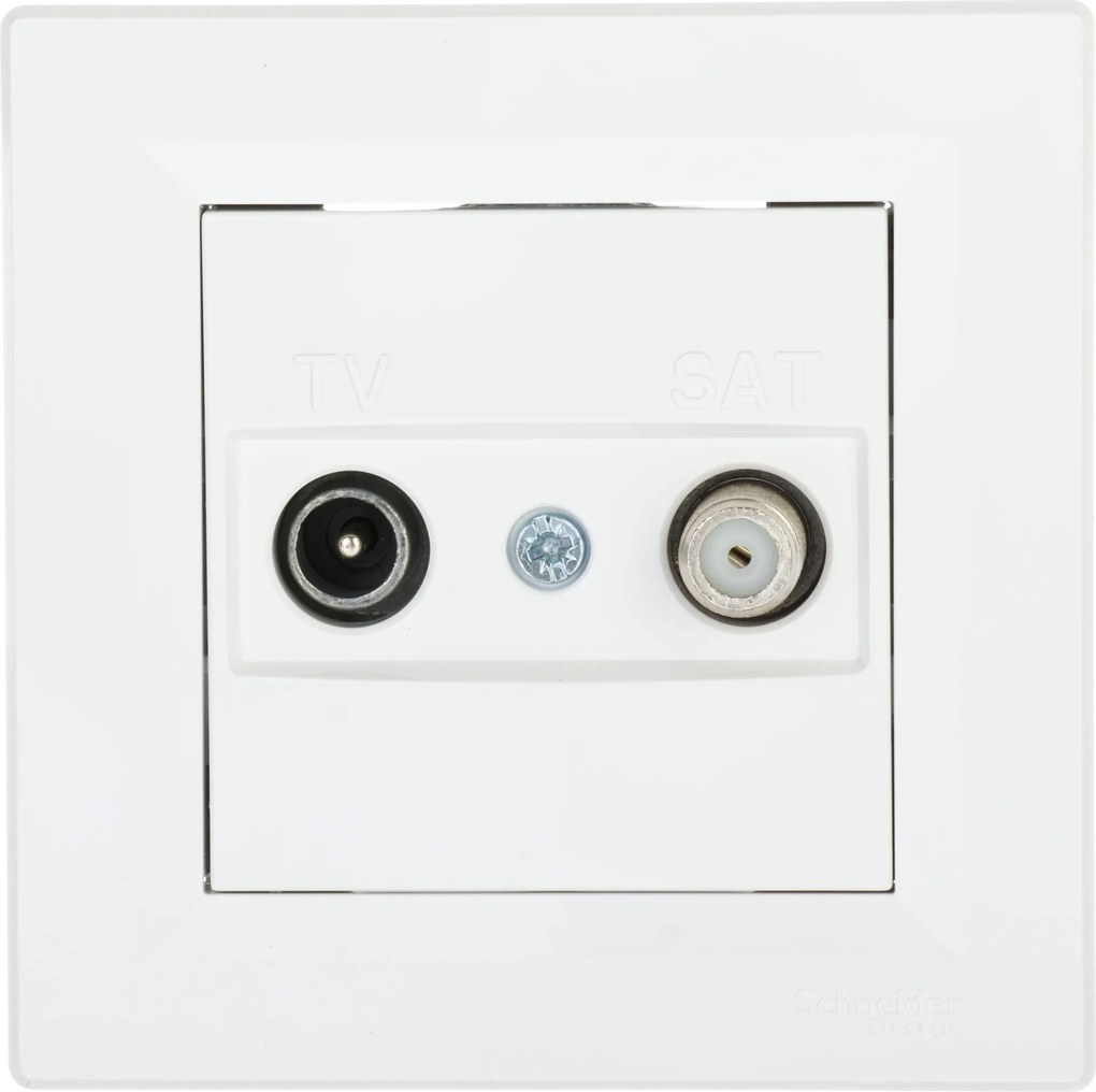 Antenna aljzat EPH3400121 Asfora Tv-sat végzáró 1dB fehér