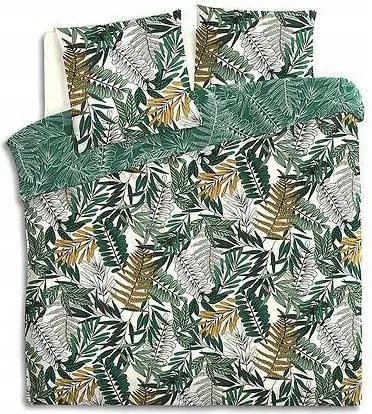 Tropik ágyneműhuzat garnitúra 260 x 240 cm zöld