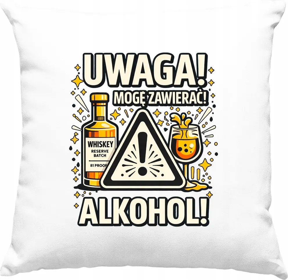 A párna fehér alkoholt tartalmaz