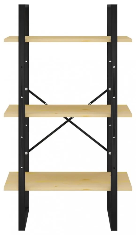 tömör fenyőfa tárolópolc 60 x 30 x 105 cm