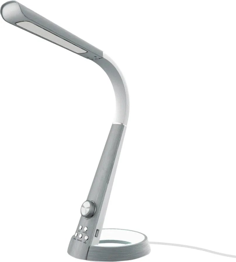 KAJA K-BL1063 SREBRNY BERKANE Ezüst Színű Asztali Lámpa 8W LED 790Lm 3000-6300K IP20