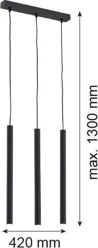 Argon ETNA PLUS 6179 Függőlámpa 3x6W(Max)/G9 IP20
