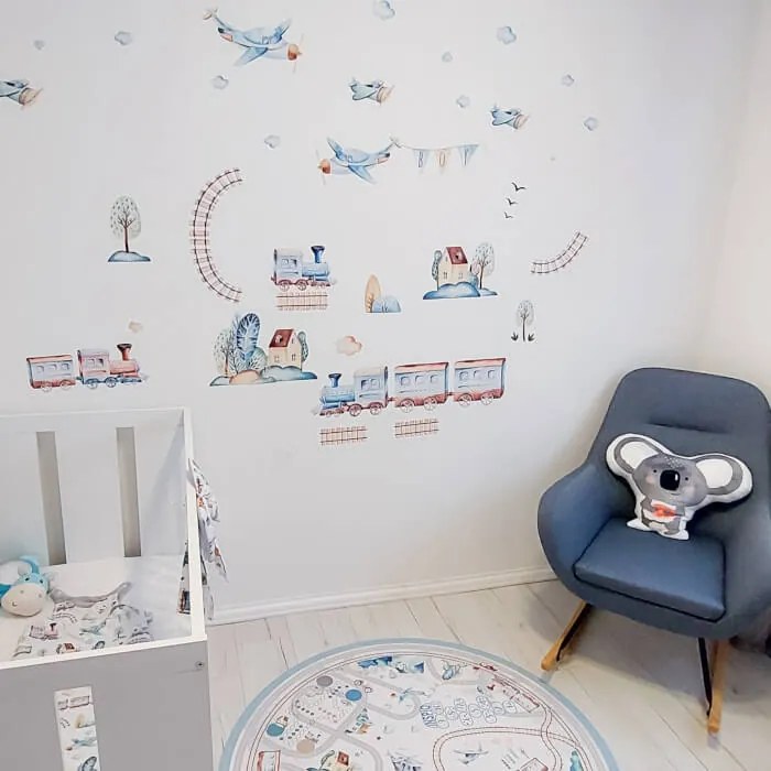 INSPIO Falmatricák a vonatokról - kisfiú falmatrica