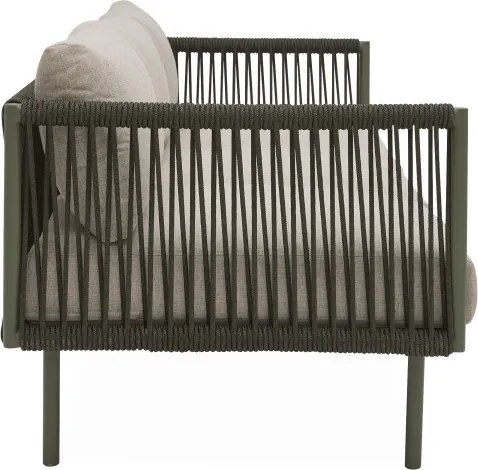 Oblic kerti 3 személyes kanapé