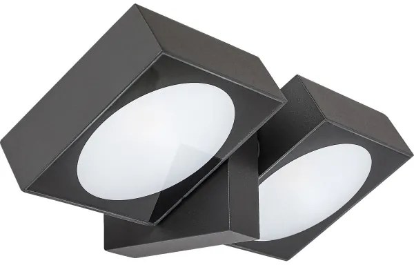Rabalux 77101 - LED Kültéri fali lámpa TELDE 2xLED/7W/230V IP54 antracit