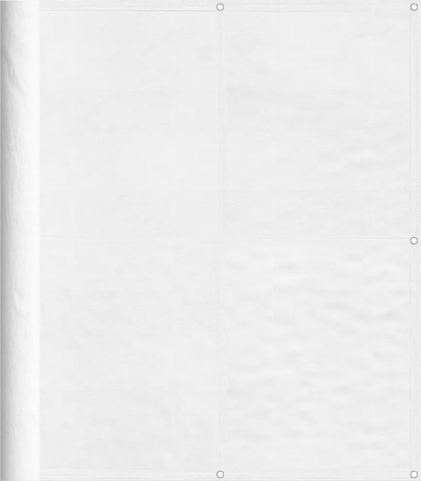 vidaXL fehér 100% oxford poliészter erkélyparaván 120 x 700 cm