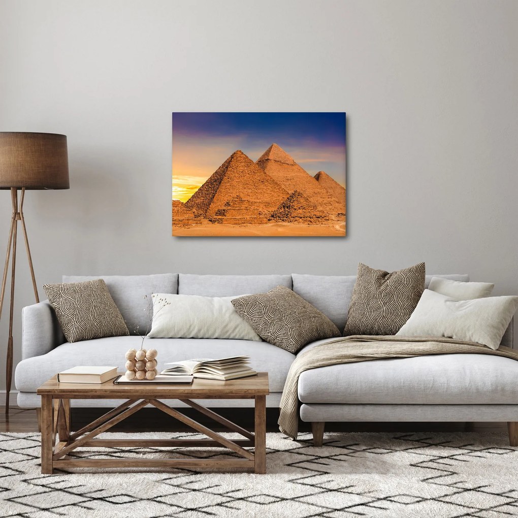 Kép - Egyiptomi piramisok (70x50 cm)