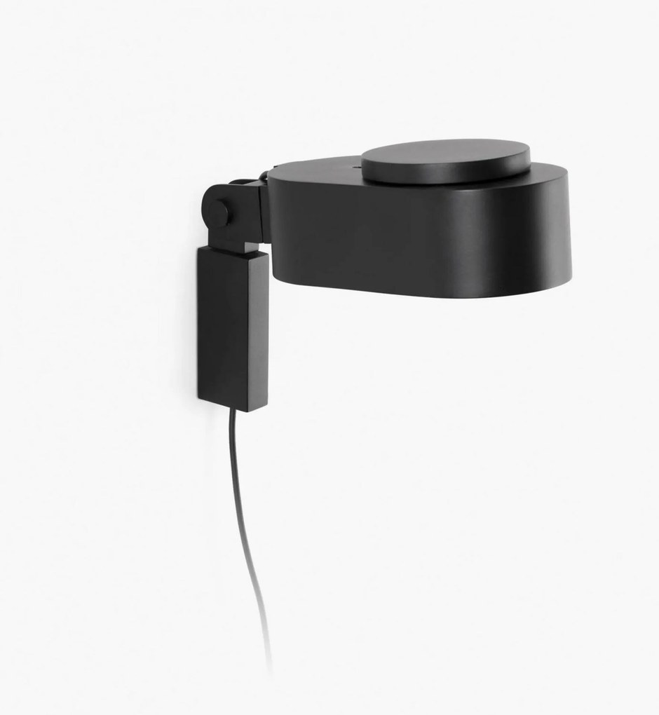 Faro Inviting fekete, szabályozható fényerejű Led fali lámpa, 6W, 2700K/4000K