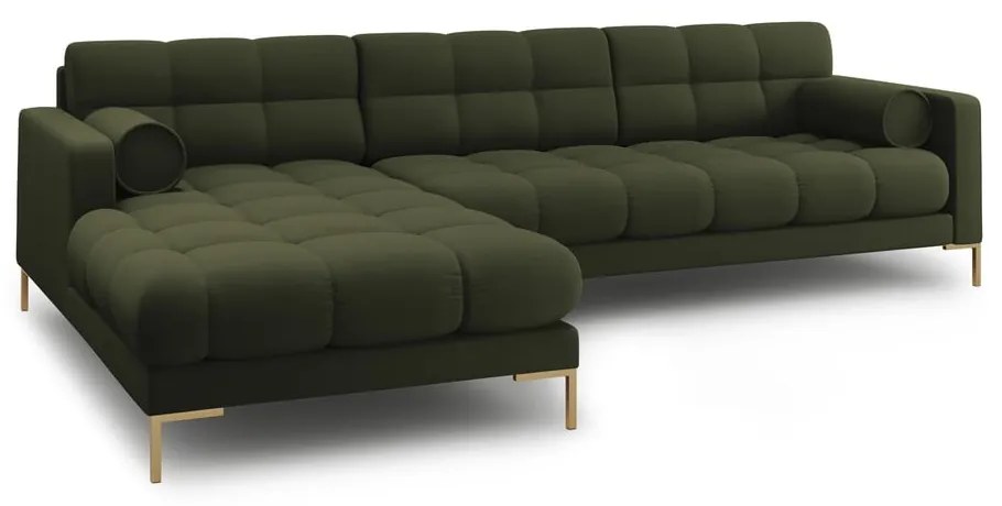 Zöld sarokkanapé (bal oldali) Bali – Cosmopolitan Design