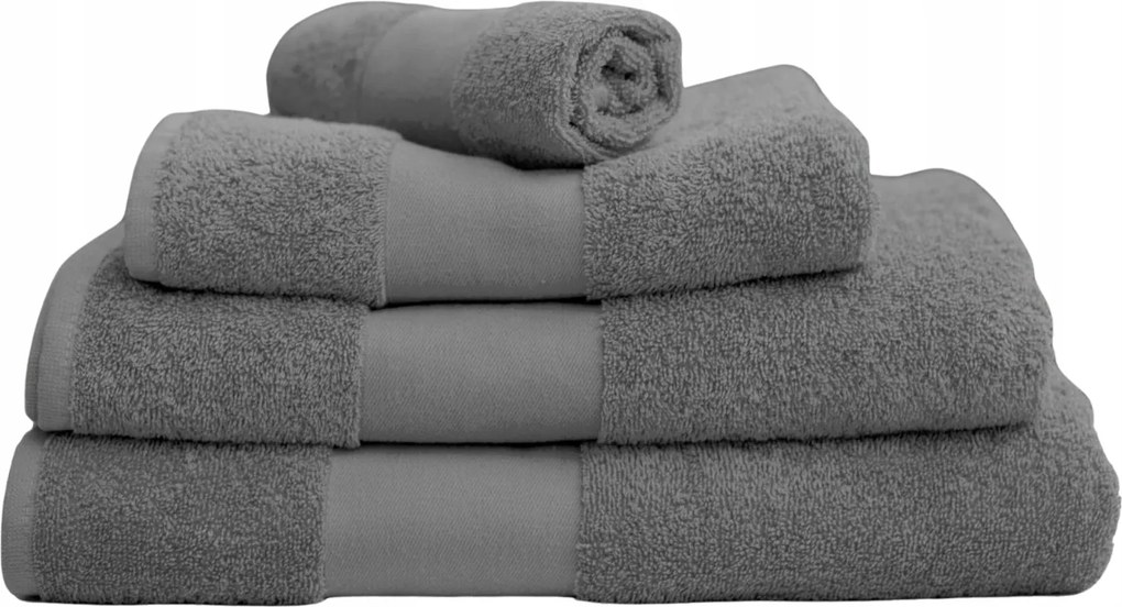 Frottír törölköző Pamut 450g 50 Szín 50x100 Szürke