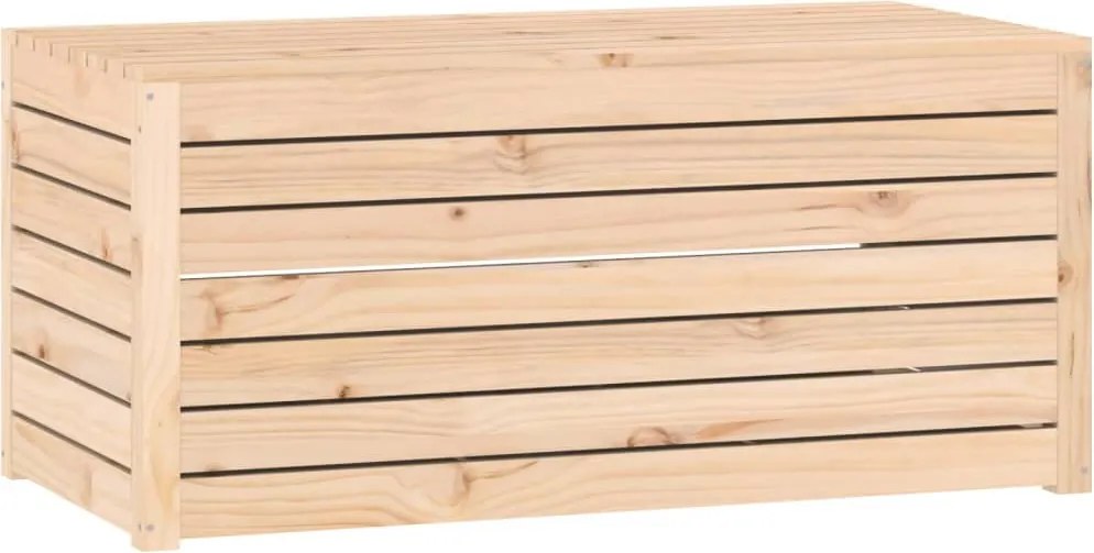 Tömör Fenyőfa Kerti Láda 101 X 50,5 X 46,5 Cm