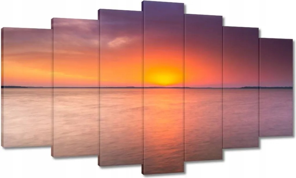 Képek 140x80 Sziklák Tenger Naplemente