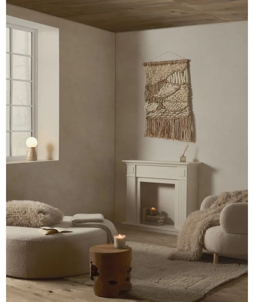 Bézs asztali lámpa (magasság 31,5 cm) Okeni – Kave Home