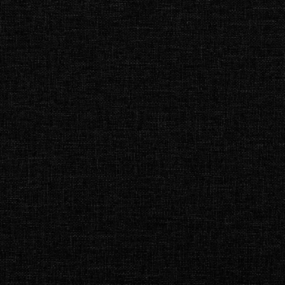 vidaXL fekete szövet pad 100 x 64 x 80 cm