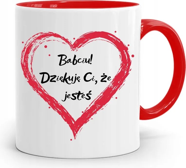 Piros Bögre Nagymamáknak Köszönöm, Hogy fényképes nyomattal Vagy