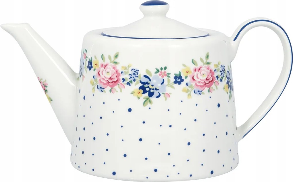 Laura White Green Gate teáskanna, 1000 ml