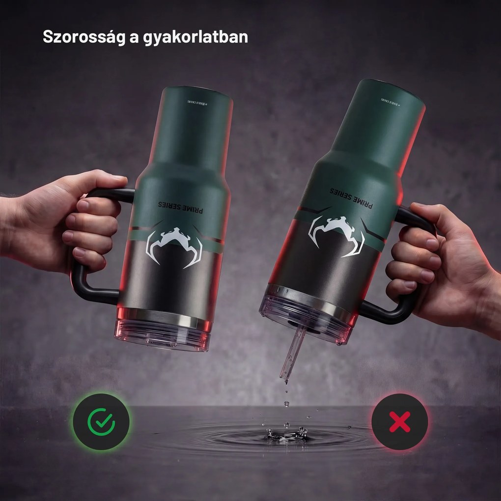 Hőszigetelt bögre zöld: Diablo Chairs Ghotic Green