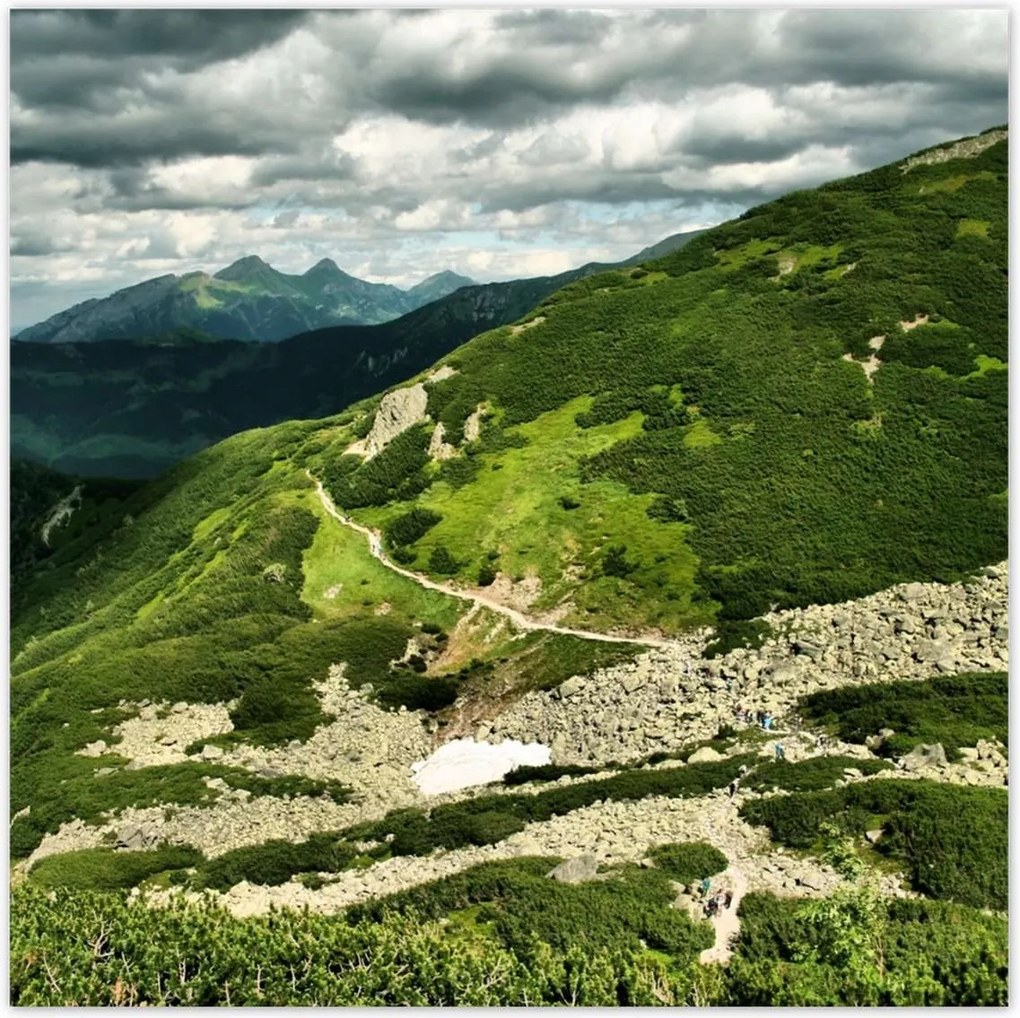 Poszterek 30x30 Tátra Lengyel hegyek Kilátás