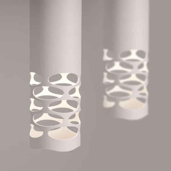 Sollux SL.1692 - Csillár zsinóron LIRO 2xGU10/10W/230V fehér