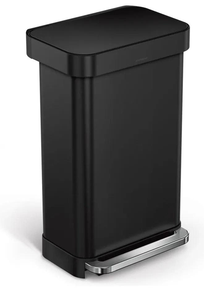 Acél pedálos szemetes 45 l – simplehuman