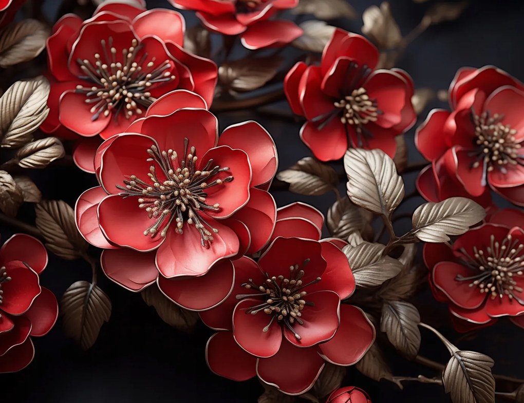 Poszter 65x50cm Virágos mese