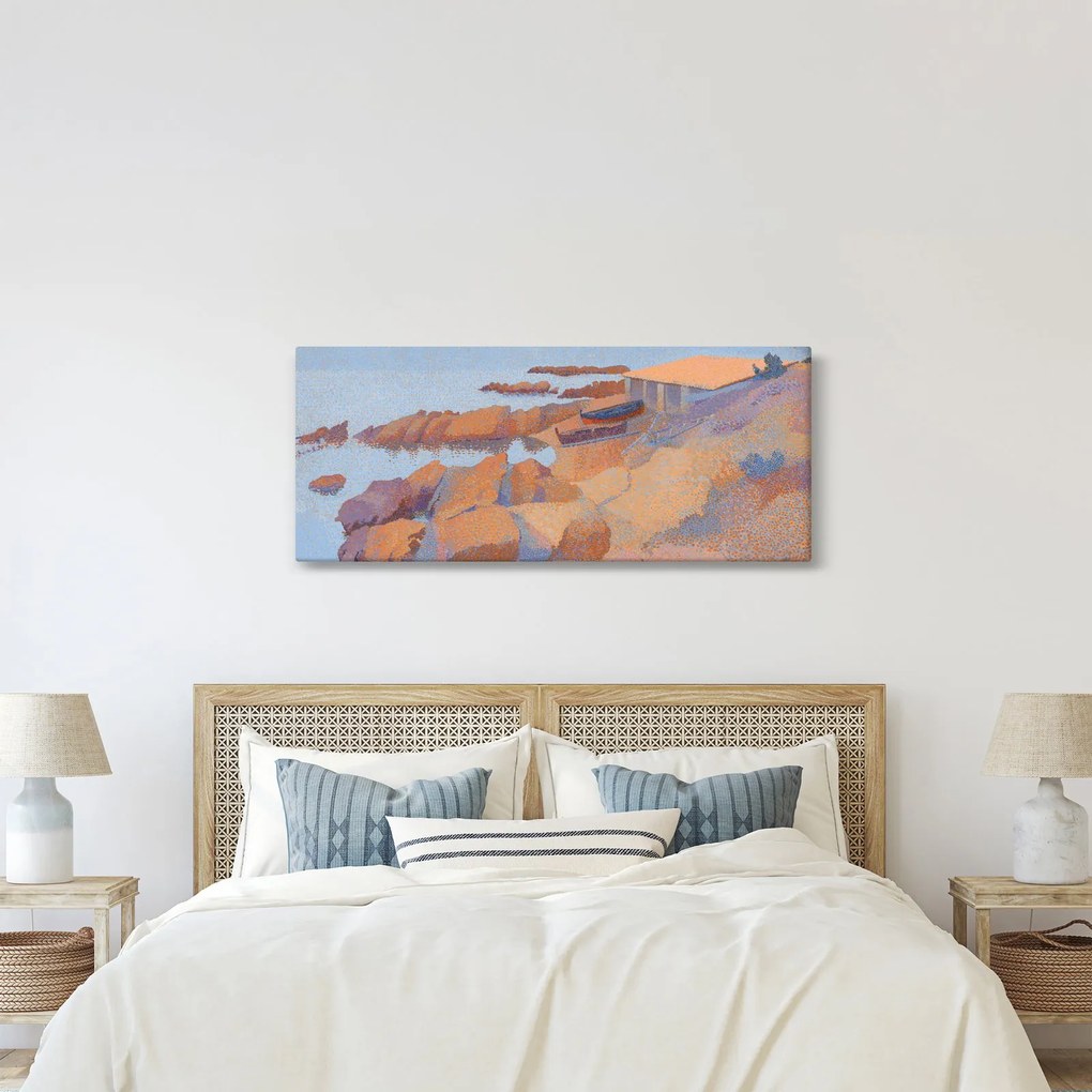 Kép - Henri Edmond Cross, Calanque des Antibois, reprodukciók (120x50 cm)