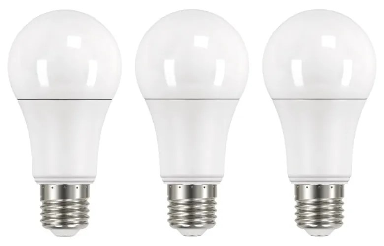 Classic Warm White 3 db LED izzó, A60, WW, 13,2W E27 - EMOS