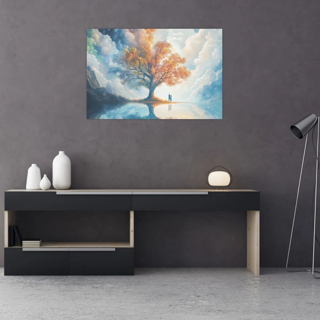 Kép – Az élet és szerelem fája (90x60 cm)