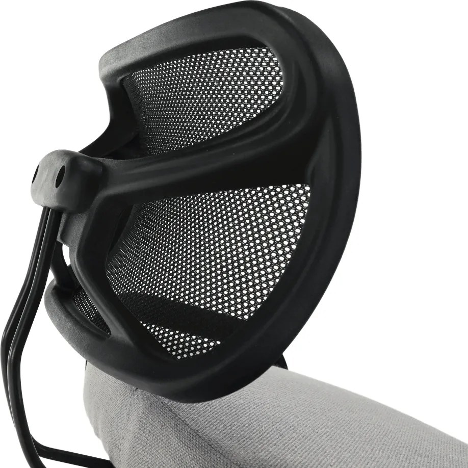 Ergonómikus térdeplőülés, szürkésbarna Taupe/fekete, RUFUS