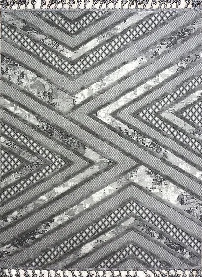 Boho Szőnyeg 200x290 Hálószoba Nappaliba Szürke Loft