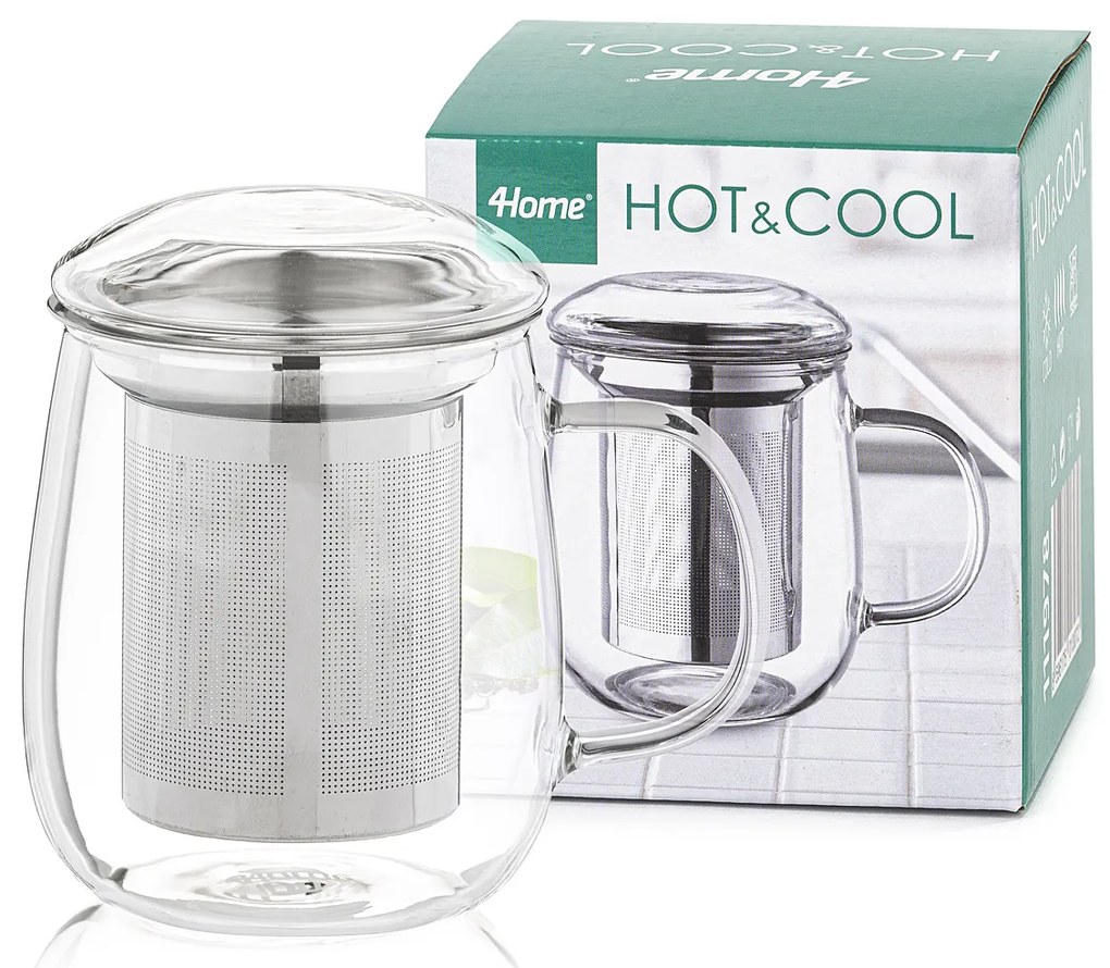 4Home Teásbögre szűrővel Hot&Cool 330 ml