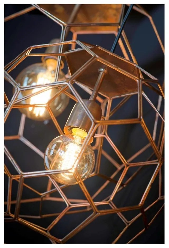 Barna függőlámpa fém búrával ø 34 cm Marrakesh – it's about RoMi