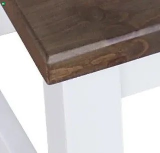 Étkezőasztal kerek faragott lábbal 60' két színnel