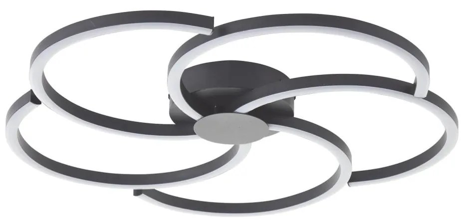 Brilliant - LED Dimmelhető mennyezeti lámpa FICO LED/32W/230V átm. 57 cm fekete