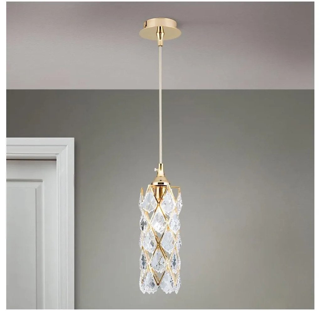 Orion - RITA függeszték 1xG9/40W/230V, arany