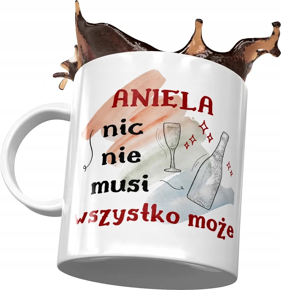 Bögre Angyal Feleség Barátnő Ajándék Nyomtatott Fotóval