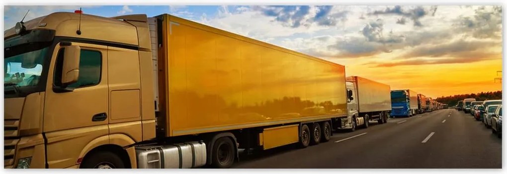 Poszterek 200x66 Parafa autópálya Stau