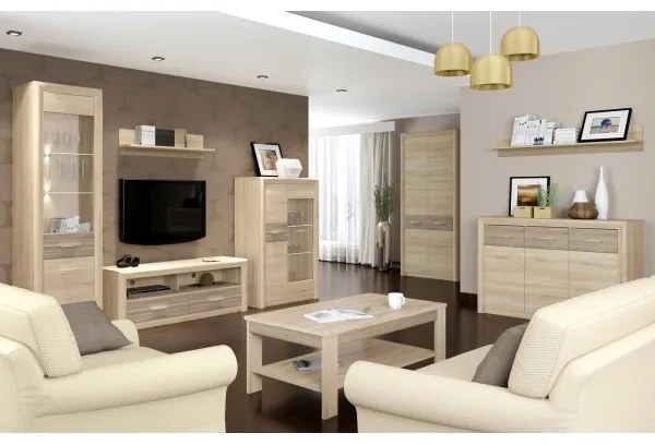 ARNIKA dohányzóasztal 57x103 cm sonoma tölgy