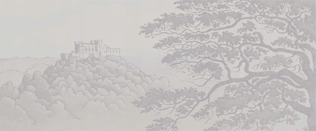 Fotótapéta Flizelin Dekoratív Iroda Kastély tájkép 250x104 Ragasztó