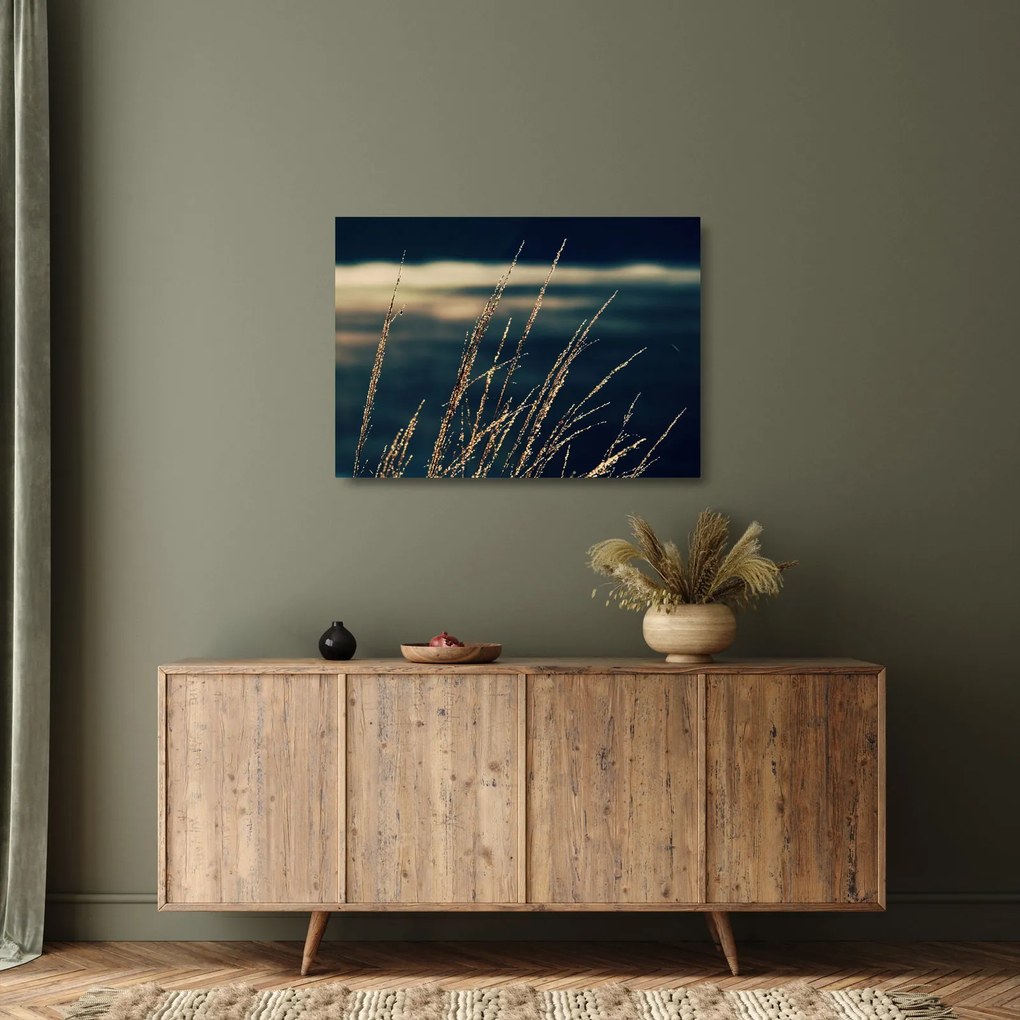 A füvek képe (üvegen) (70x50 cm)
