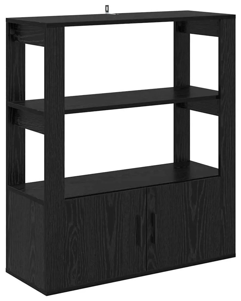 Széf Musta tammi 30 x 80 x 90 cm Faanyag